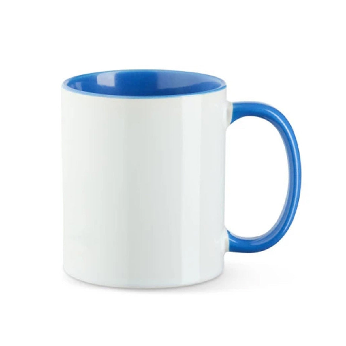 Tasse innen farbig in Blau