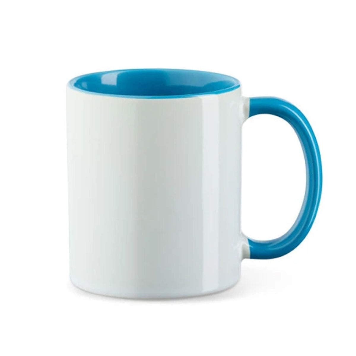 Tasse innen farbig in Hellblau