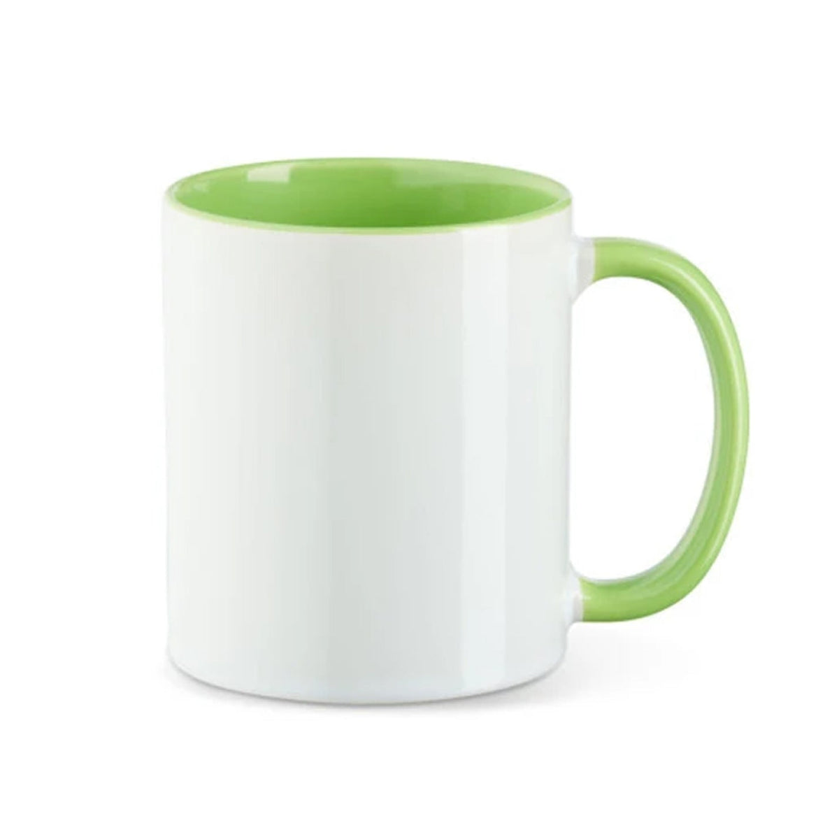 Tasse innen farbig in Hellgrün