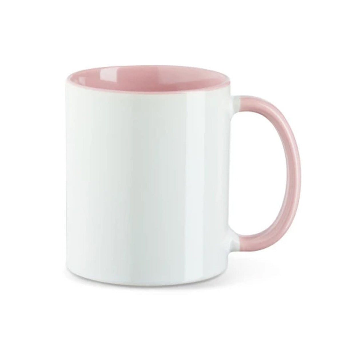 Tasse innen farbig in Rosa