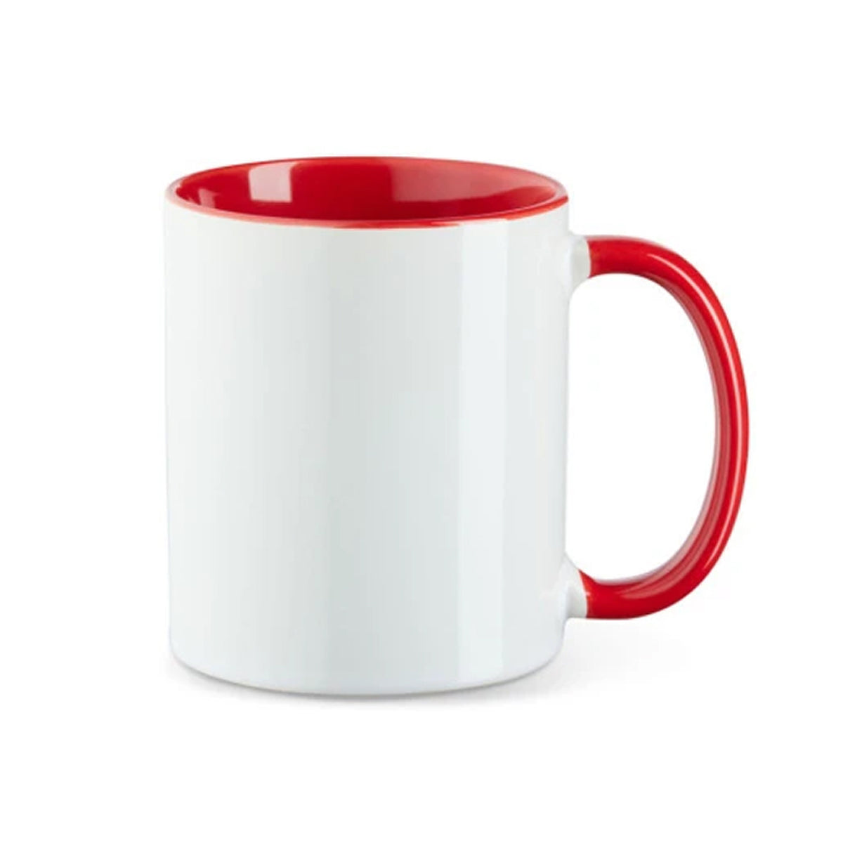 Tasse innen farbig in Rot