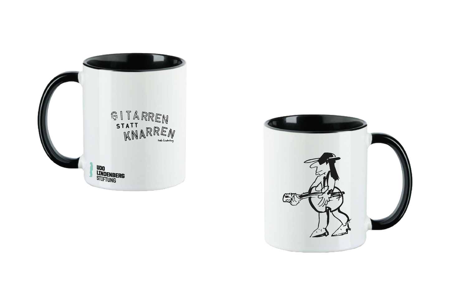 Udo Lindenberg Tasse – „Gitarren statt Knarren“