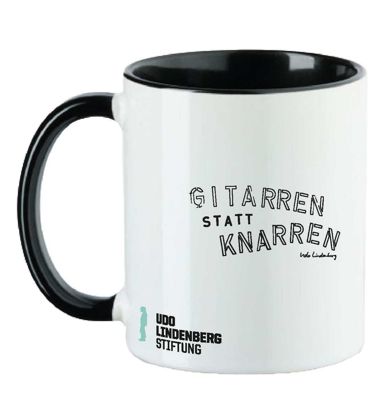 Udo Lindenberg Tasse – „Gitarren statt Knarren“
