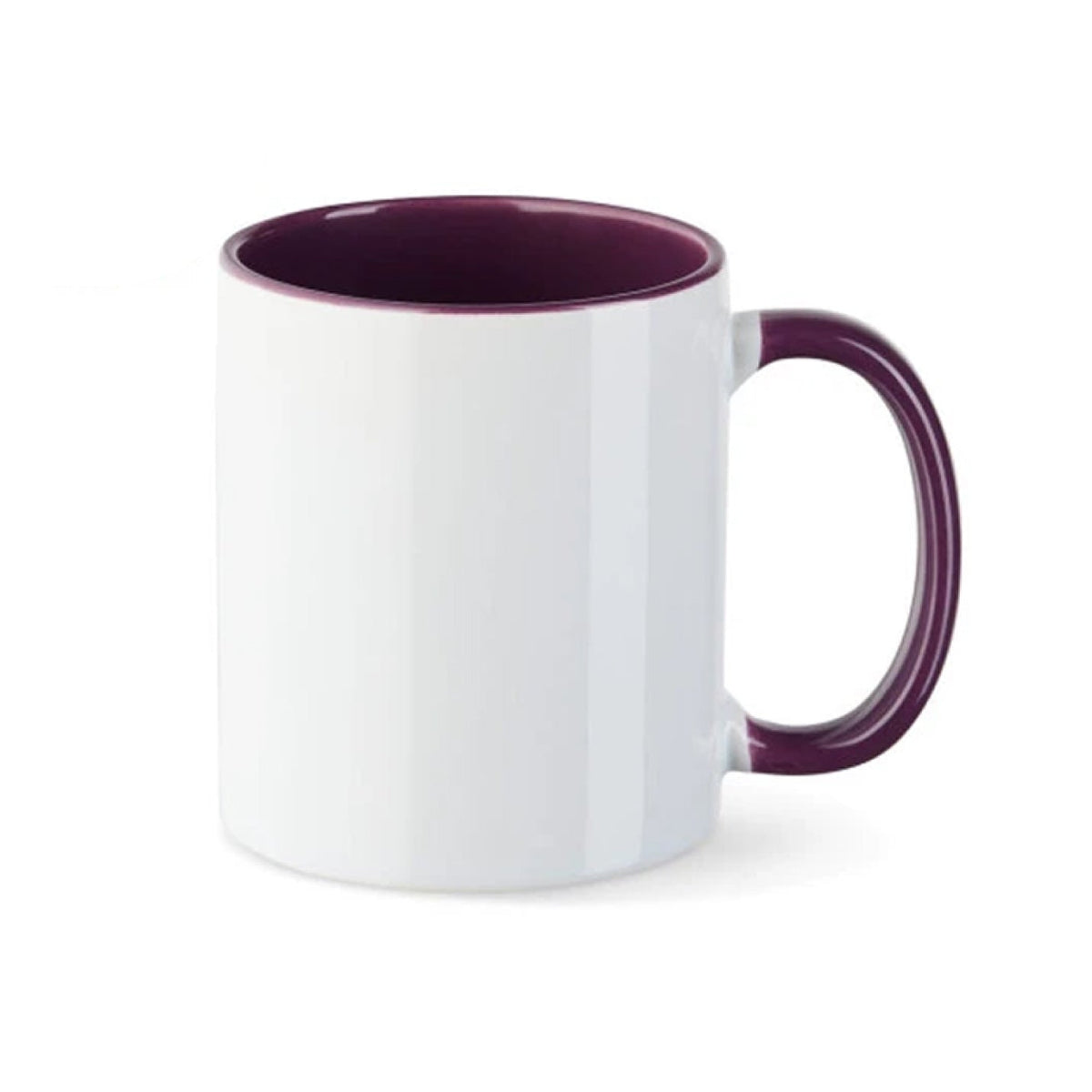 Tasse innen farbig in Violett